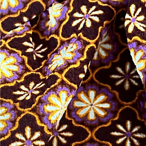 Draper James Geometric Floral Long Sleeve Wrap Dress | NWT Size Large - Picture 15 of 16